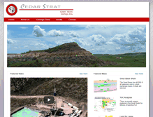 Tablet Screenshot of cedarstrat.com